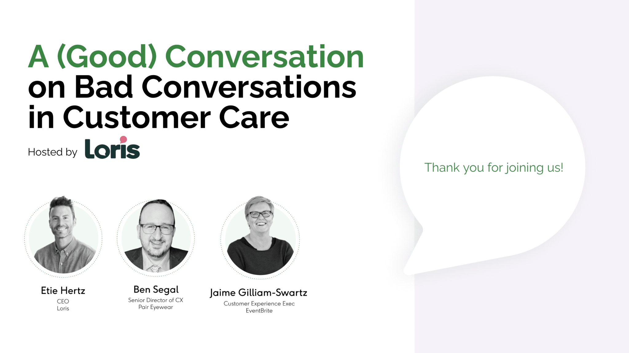 A Good Conversation on Bad Conversations in Customer Care - Loris ...