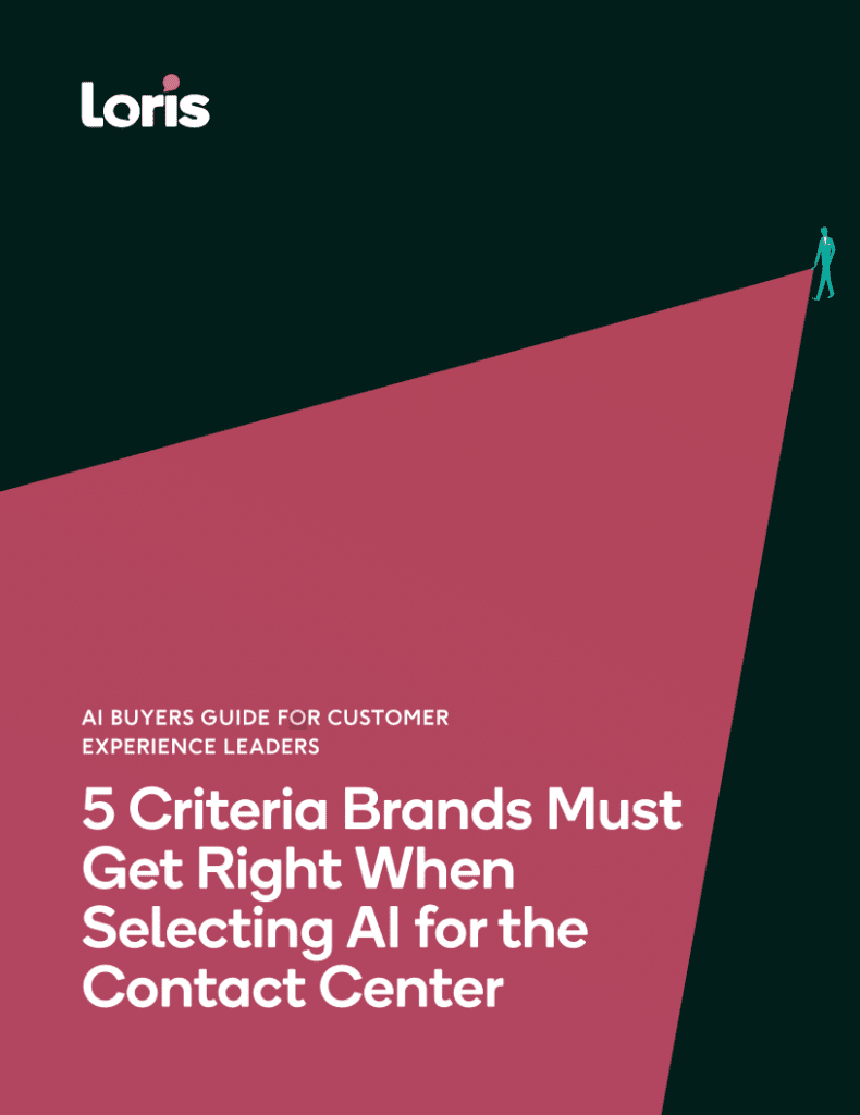 Coverpage for AI buyers guide for CX Leaders
